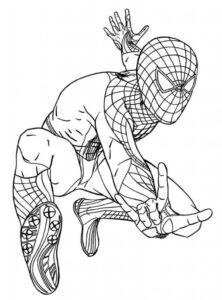 Desenho de Homem Aranha Imprimir 98