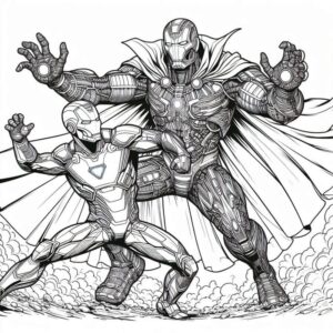 Desenho de Homem De Ferro Colorir Imprimir 05
