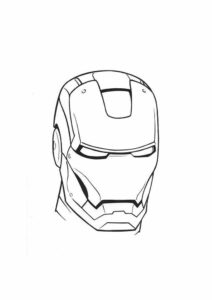 Desenho de Homem De Ferro Colorir Imprimir 07