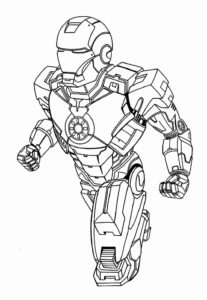 Desenho de Homem De Ferro Colorir Imprimir 14