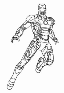 Desenho de Homem De Ferro Colorir Imprimir 18