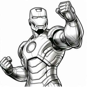 Desenho de Homem De Ferro Colorir Imprimir 25