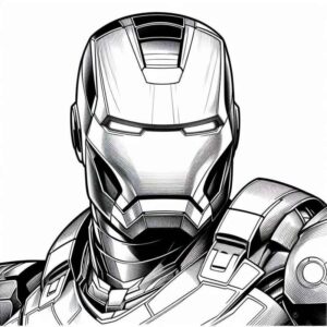 Desenho de Homem De Ferro Colorir Imprimir 26