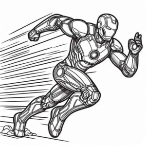 Desenho de Homem De Ferro Colorir Imprimir 34