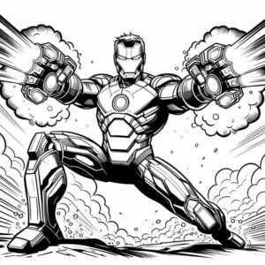 Desenho de Homem De Ferro Colorir Imprimir 39