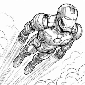 Desenho de Homem De Ferro Colorir Imprimir 46