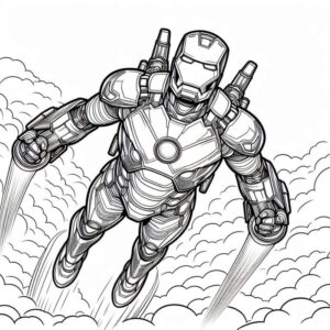 Desenho de Homem De Ferro Colorir Imprimir 47