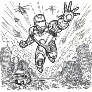 Desenho de Homem De Ferro Colorir Imprimir 48