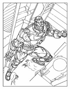Desenho de Homem De Ferro Colorir Imprimir 50