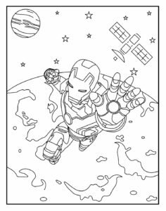 Desenho de Homem De Ferro Colorir Imprimir 52