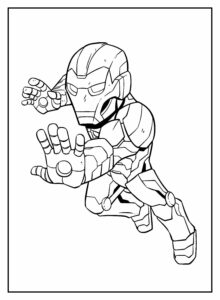 Desenho de Homem De Ferro Colorir Imprimir 53