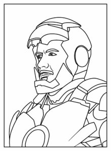 Desenho de Homem De Ferro Colorir Imprimir 54