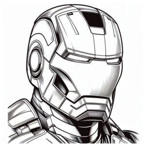 Desenho de Homem De Ferro Colorir Imprimir 55