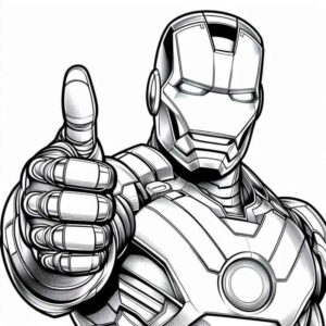 Desenho de Homem De Ferro Colorir Imprimir 56