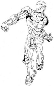 Desenho de Homem De Ferro Colorir Imprimir 57