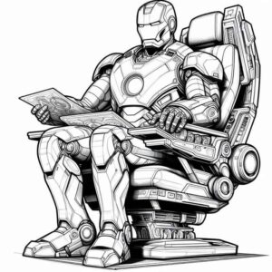 Desenho de Homem De Ferro Colorir Imprimir 60