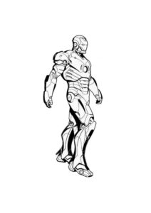 Desenho de Homem De Ferro Colorir Imprimir 61