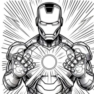 Desenho de Homem De Ferro Colorir Imprimir 62