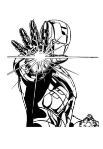 Desenho de Homem De Ferro Colorir Imprimir 65