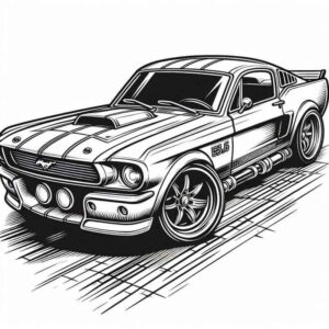 Desenho de Hot Wheels Desenho Colorir Imprimir 16