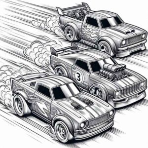 Desenho de Hot Wheels Desenho Colorir Imprimir 25