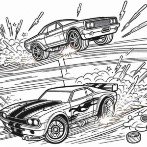 Desenho de Hot Wheels Desenho Colorir Imprimir 26