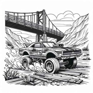 Desenho de Hot Wheels Desenho Colorir Imprimir 27