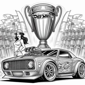Desenho de Hot Wheels Desenho Colorir Imprimir 33