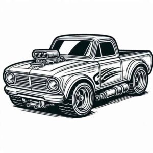Desenho de Hot Wheels Desenho Colorir Imprimir 34