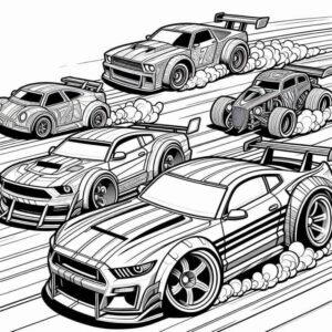 Desenho de Hot Wheels Desenho Colorir Imprimir 35