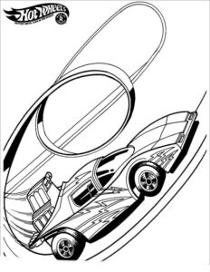 Desenho de Hot Wheels Desenho Colorir Imprimir 36