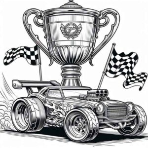 Desenho de Hot Wheels Desenho Colorir Imprimir 38