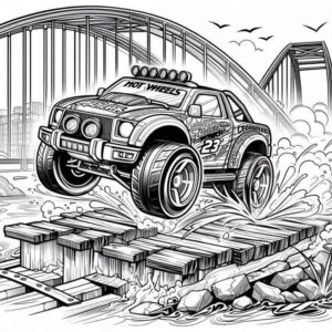 Desenho de Hot Wheels Desenho Colorir Imprimir 40