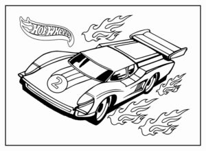 Desenho de Hot Wheels Desenho Colorir Imprimir 42