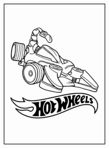 Desenho de Hot Wheels Desenho Colorir Imprimir 46