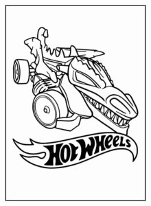 Desenho de Hot Wheels Desenho Colorir Imprimir 47