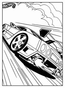 Desenho de Hot Wheels Desenho Colorir Imprimir 49