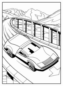 Desenho de Hot Wheels Desenho Colorir Imprimir 50