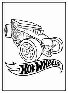 Desenho de Hot Wheels Desenho Colorir Imprimir 53