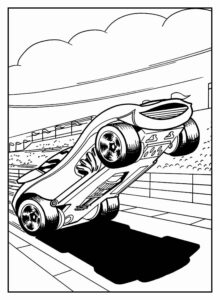Desenho de Hot Wheels Desenho Colorir Imprimir 55