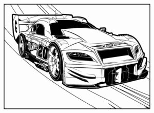 Desenho de Hot Wheels Desenho Colorir Imprimir 62