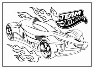 Desenho de Hot Wheels Desenho Colorir Imprimir 65