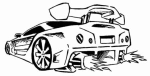 Desenho de Hot Wheels Desenho Colorir Imprimir 66