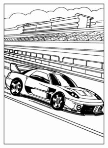 Desenho de Hot Wheels Desenho Colorir Imprimir 68