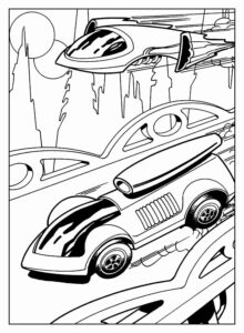 Desenho de Hot Wheels Desenho Colorir Imprimir 69