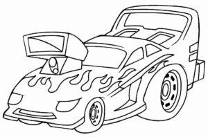 Desenho de Hot Wheels Desenho Colorir Imprimir 71
