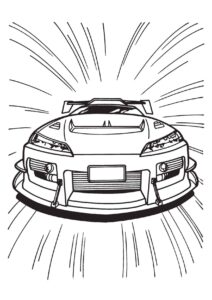 Desenho de Hot Wheels Desenho Colorir Imprimir 73