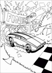 Desenho de Hot Wheels Desenho Colorir Imprimir 75