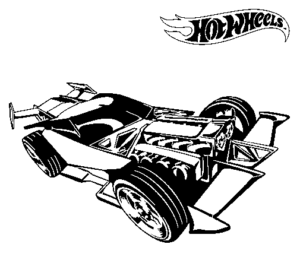 Desenho de Hot Wheels Desenho Colorir Imprimir 76