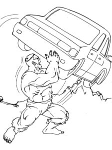 Desenho de Hulk Desenho Colorir Imprimir 009
